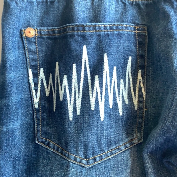 The Hundreds Slim Jeans Size 38 Printed Pockets - Picture 6 of 12